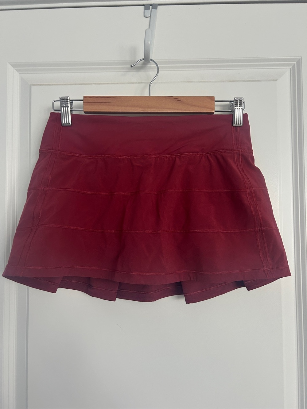 lululemon athletica Red Layered Athletic Skort